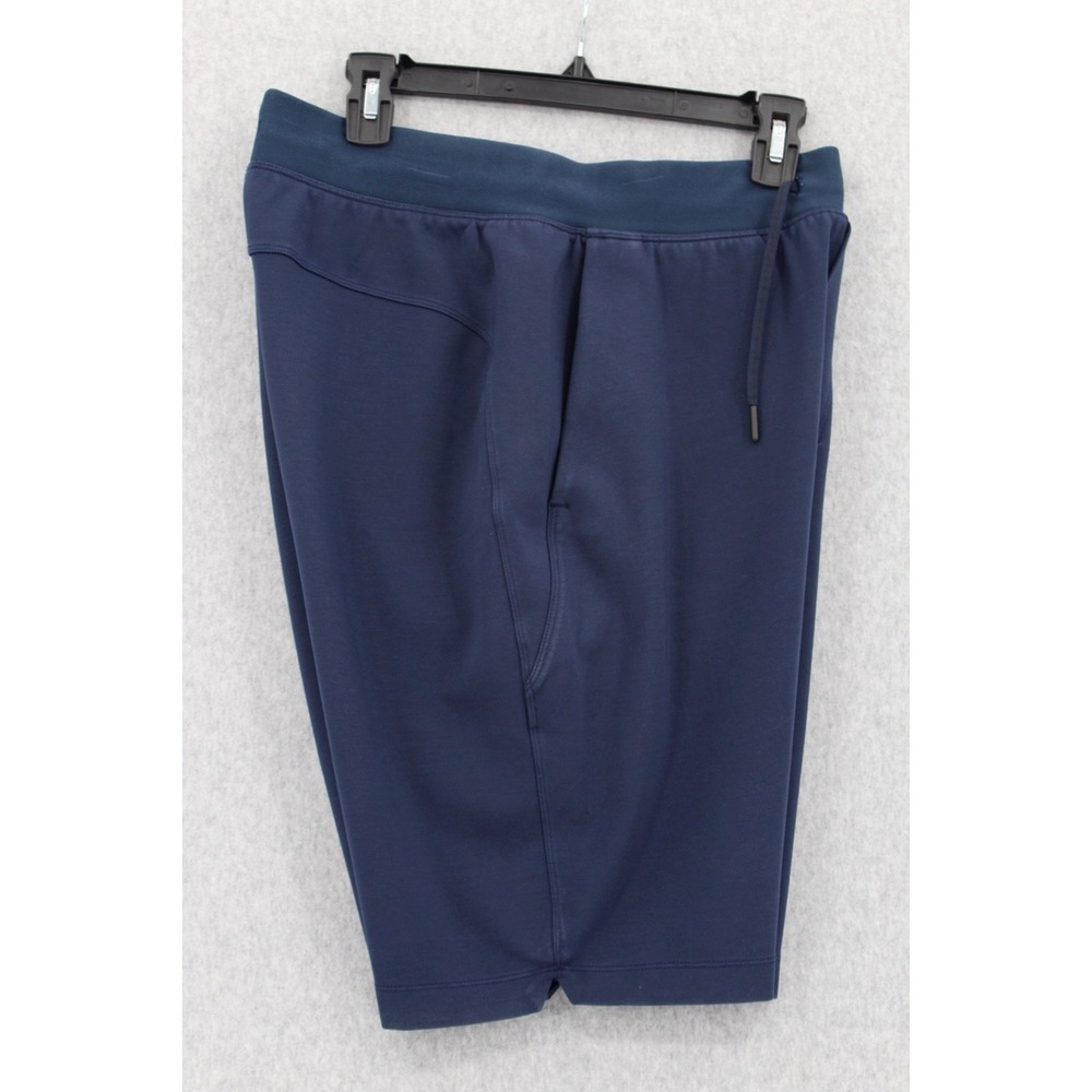 Lululemon Shorts Mens Medium Blue Pockets Drawstring Thick Heavy Weight - Picture 5 of 15